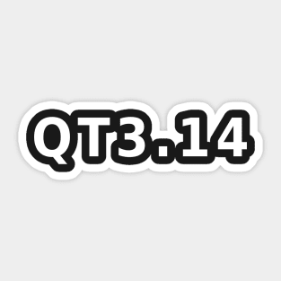 QT 3.14 Pi Cutie Pie Sticker